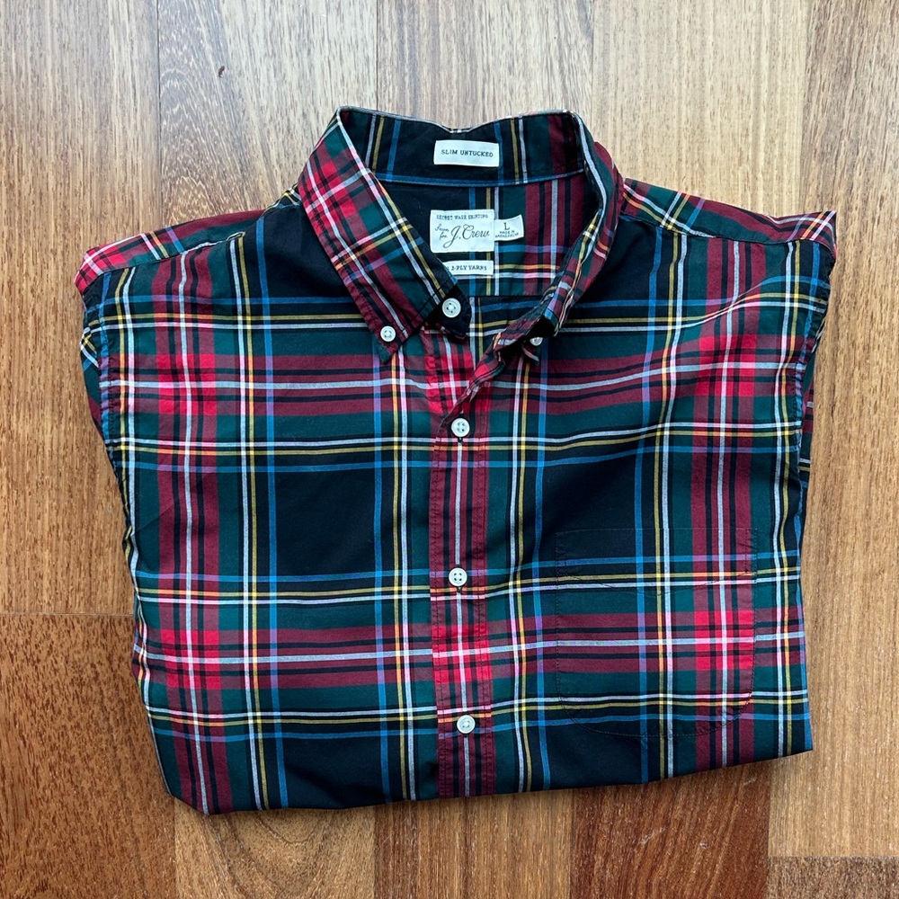 J. Crew Slim Untucked Secret Wash Shirt
